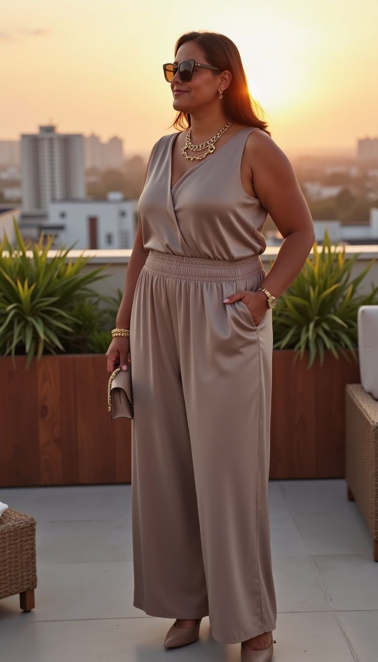 La modelo mide 1.73 m, pesa 80 Kg y usa talla L