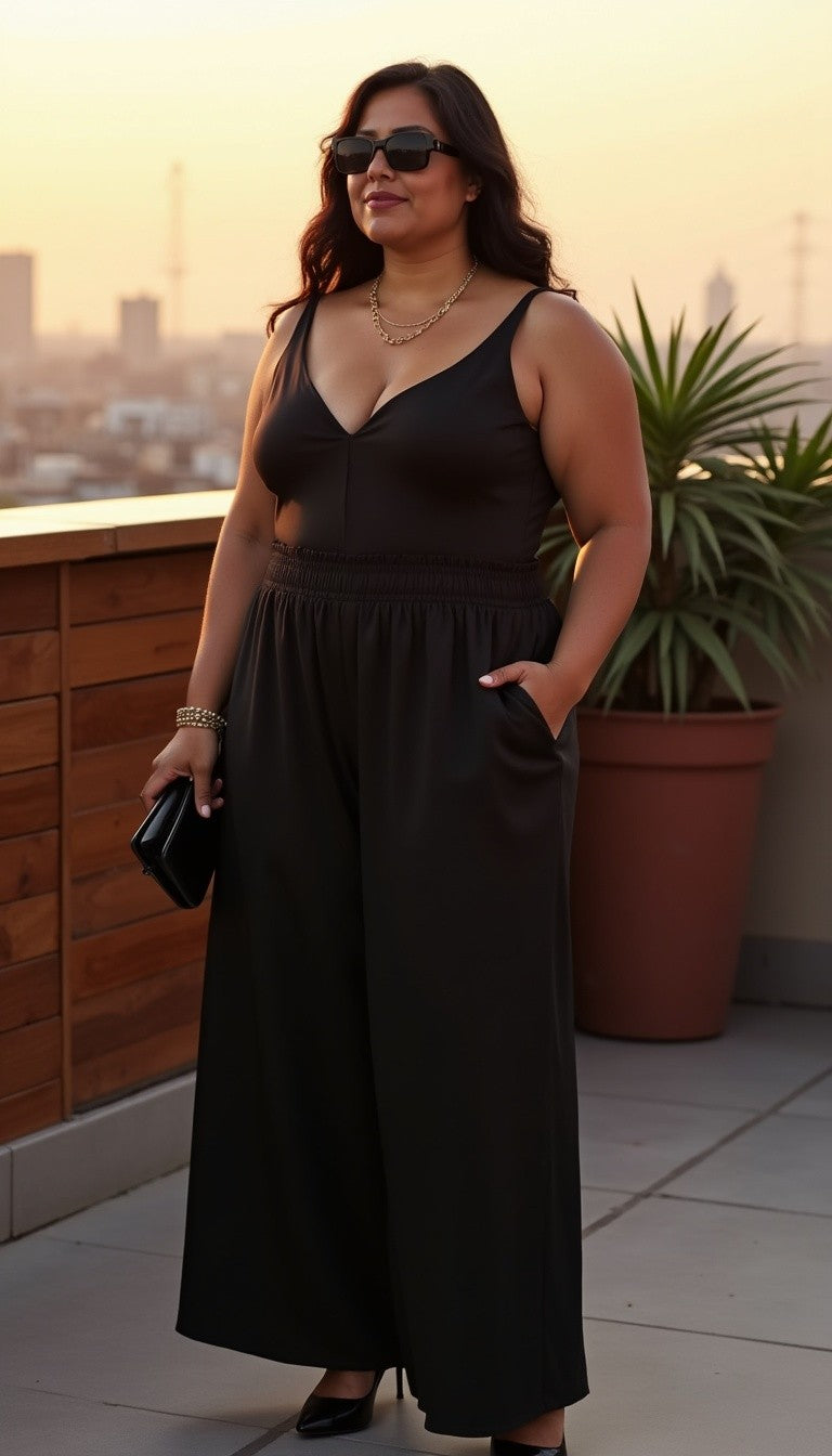 La modelo mide 1.62 m, pesa 72 Kg y usa talla L