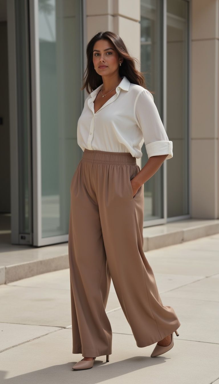 La modelo mide 1.65 m, pesa 70 Kg y usa talla L