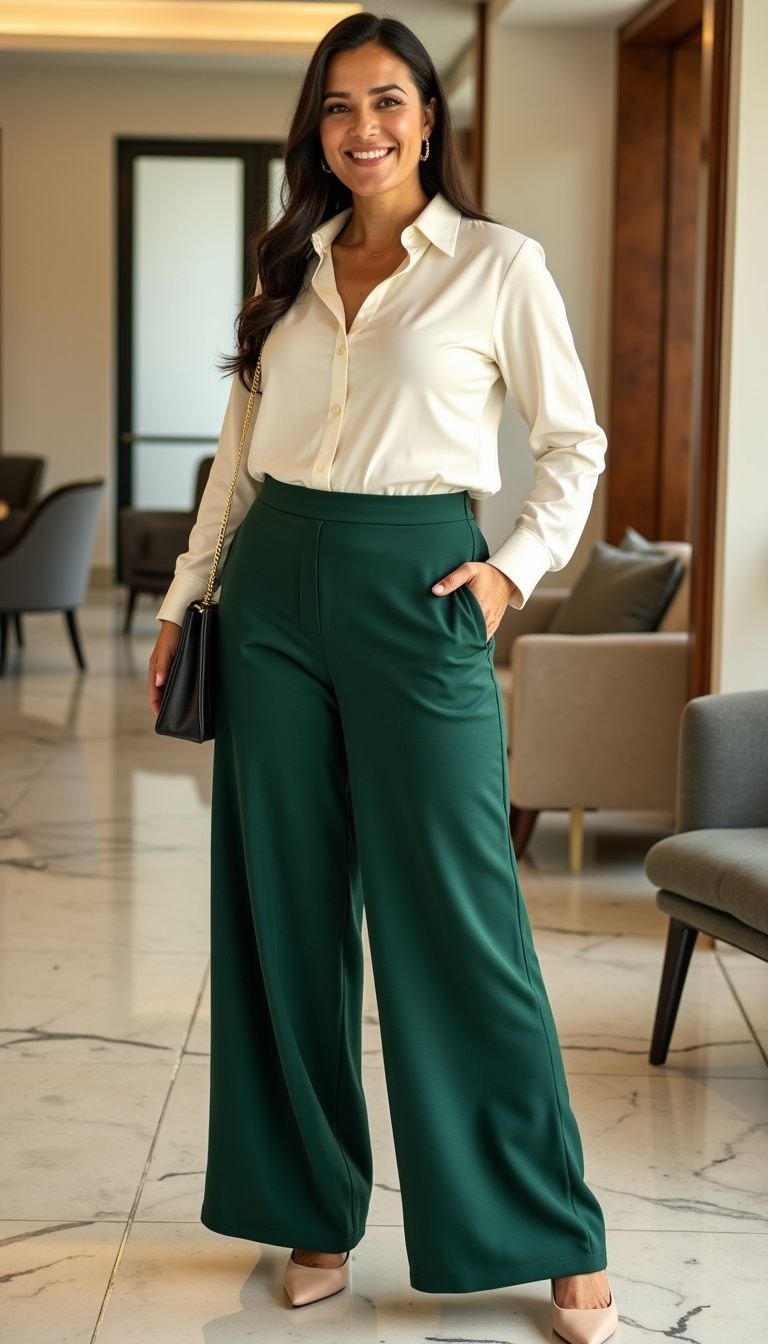 La modelo mide 1.66 m, pesa 70 Kg y lleva una talla L