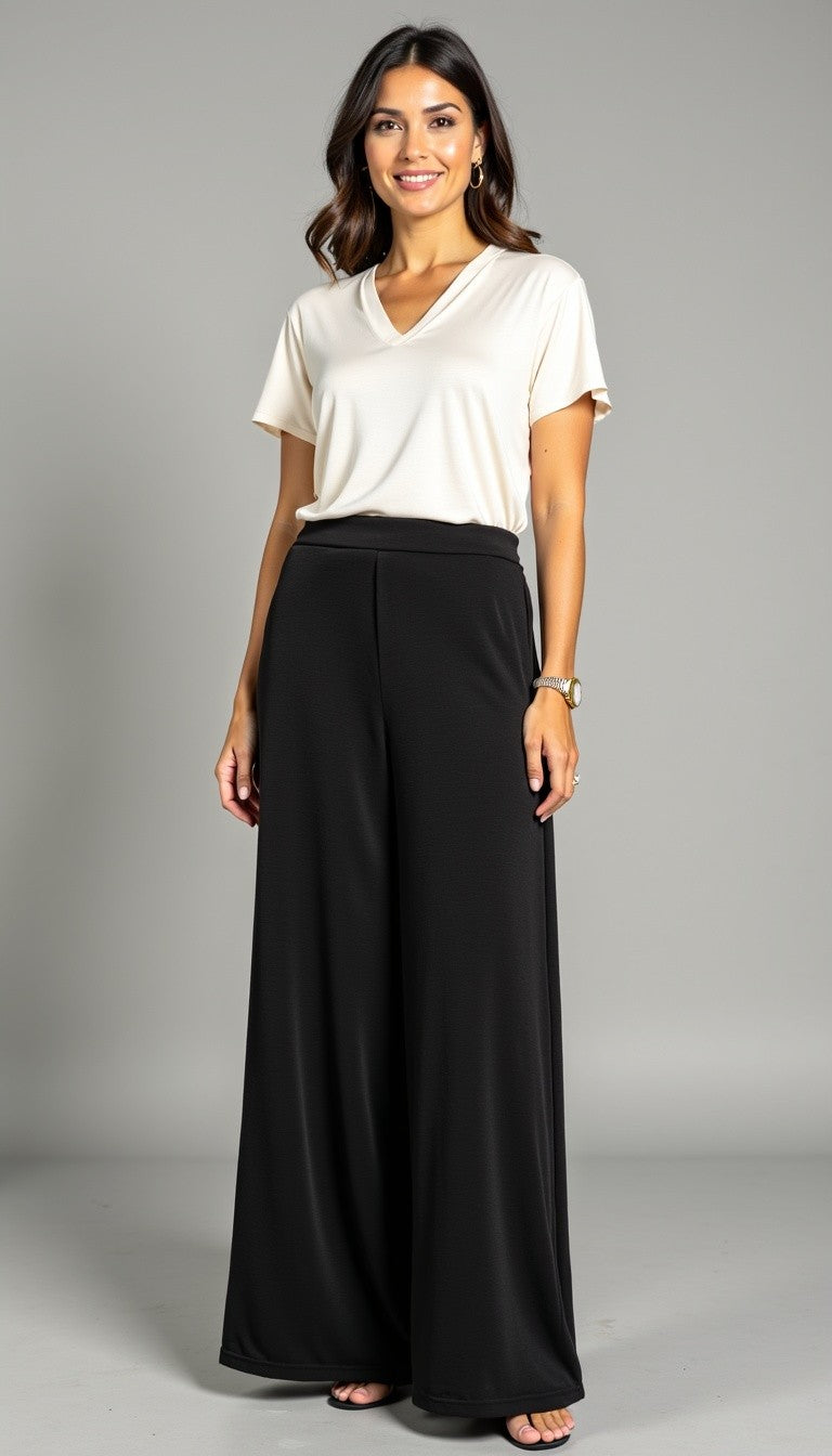 La modelo mide 1.65 m, pesa 66 Kg y lleva una talla M